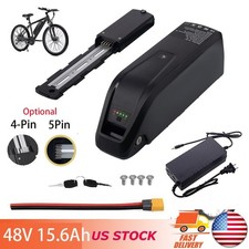 48V 15.6Ah Electric Bicycle Bike Ebike Lithium Battery Rechargeable 4Pin / 5Pin