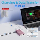 12 in 1 USB C Hub Triple Monitor Docking Station 2 HDMI VGA 100W PD Ethernet — photo 3