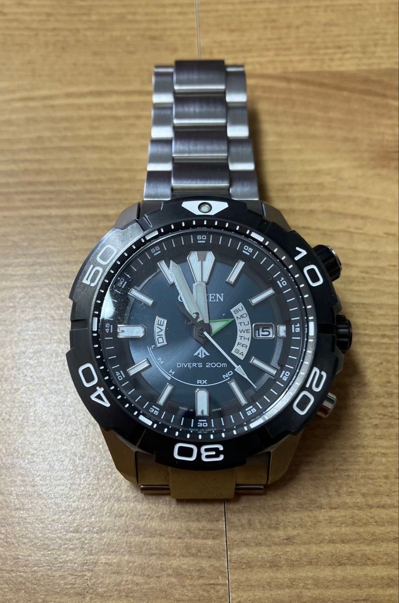 Citizen Promaster AS7145-69L Cal.H112 Divers 200m Eco Drive Box Solar Mens Watch