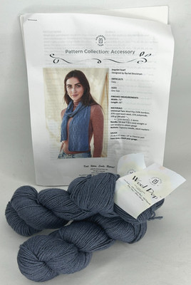 Universal Yarn Wool POP Yarn ''Imprint Scarf'' Knitting Kit 2020