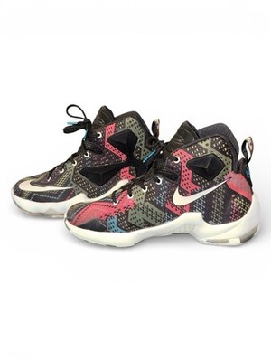 Nike LeBron 13 BHM - 828377-910 /6Y- W7.5 Multicolor White/black