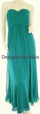 194 LAUREN RALPH LAUREN EVENING Group 1 Plaza Teal Long Formal Dress US 4 P