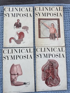 Clinical Symposia Magazine Lot of 4 1959 Medical Illustrated Journals SC