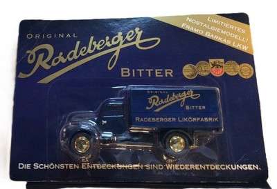 Werbetruck LKW Framo V 501 Getränkehandel Behn ORIGINAL Radeberger BITTER