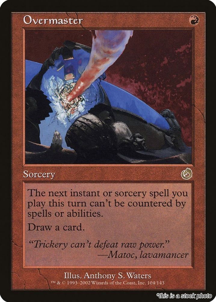 Magic: Overmaster [TOR - 104] - Damaged