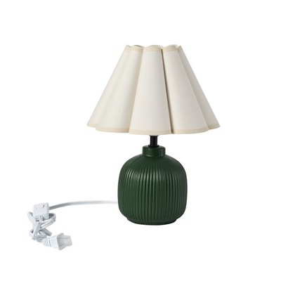 12.5''Green Ceramic Table Lamp Bedroom night light,bookshelf decorative lamp,etc.