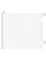 Retractable Baby Gate for Stairs Doorways, 55 Wide x 33.6 Tall Easy