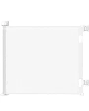 Retractable Baby Gate for Stairs  Doorways, 55 Wide x 33.6 Tall Easy