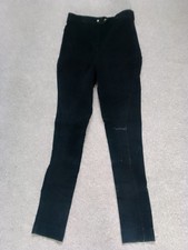 Ladies 28L Harry Hall Cotton Needle Cord JodhpursNavy