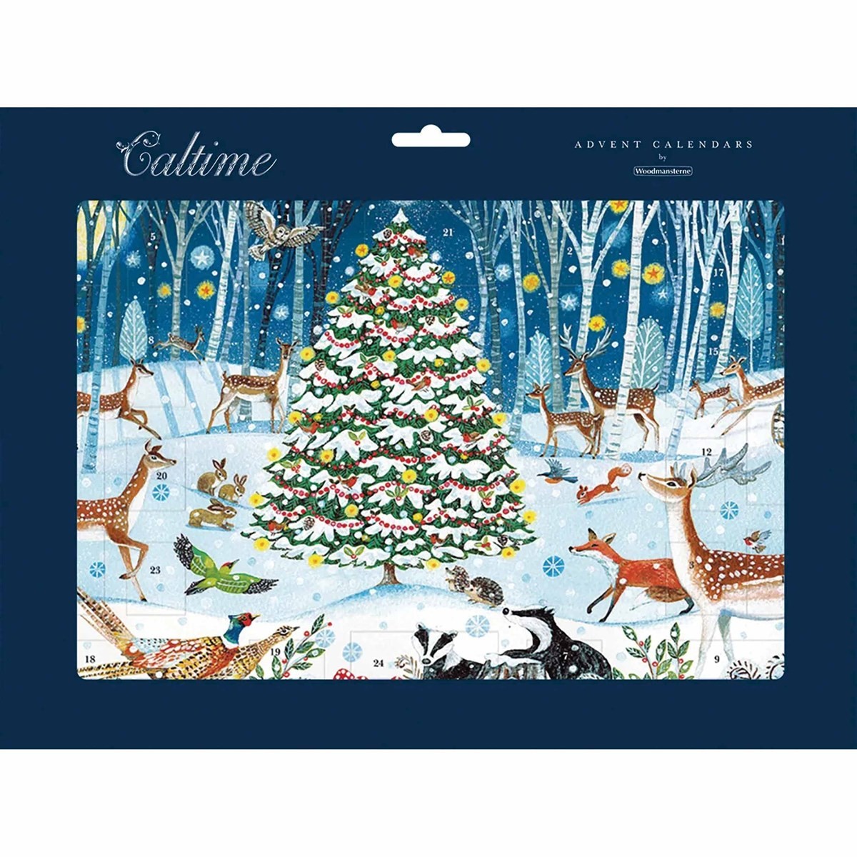 Winter Wonderland Landscape Traditional Advent Calendar, Gift