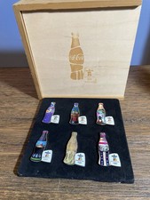 RARE Complete coca cola bottles Authentic 2010 Vancouver Olympic pin button