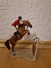 Schleich Springreiter 42026 mit Hürde und Ha...