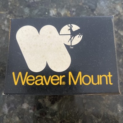 Weaver Detachable Top Mount Scope Rings, 1  Diameter, Part 09030 NOS