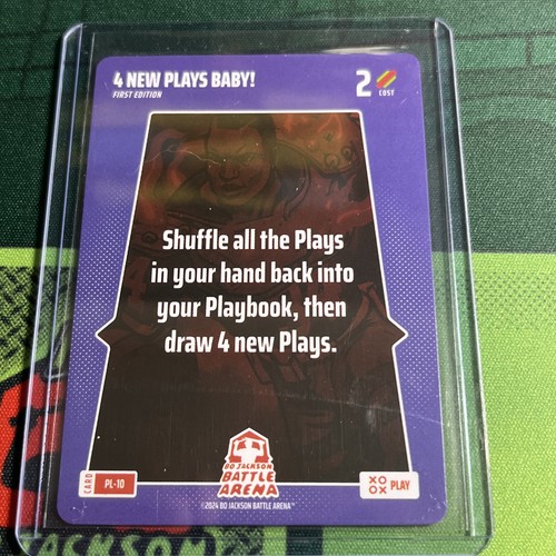 2025 Bo Jackson Battle Arena Play Card SSP PL-10 4 New Plays Baby!🔥RARE🔥