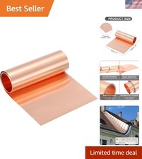 Versatile Soft Copper Sheet Roll 1530mm x 100mm - Perfect for Repair  Crafts