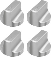 4Pcs Stove Knobs Fit Whirlpool WEG745H0FS2 WEG745H0LZ1 WEG745H0LZ0 WEG515S0LS0
