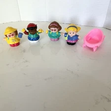 Little People School Kids, Mom, Baby Stroller