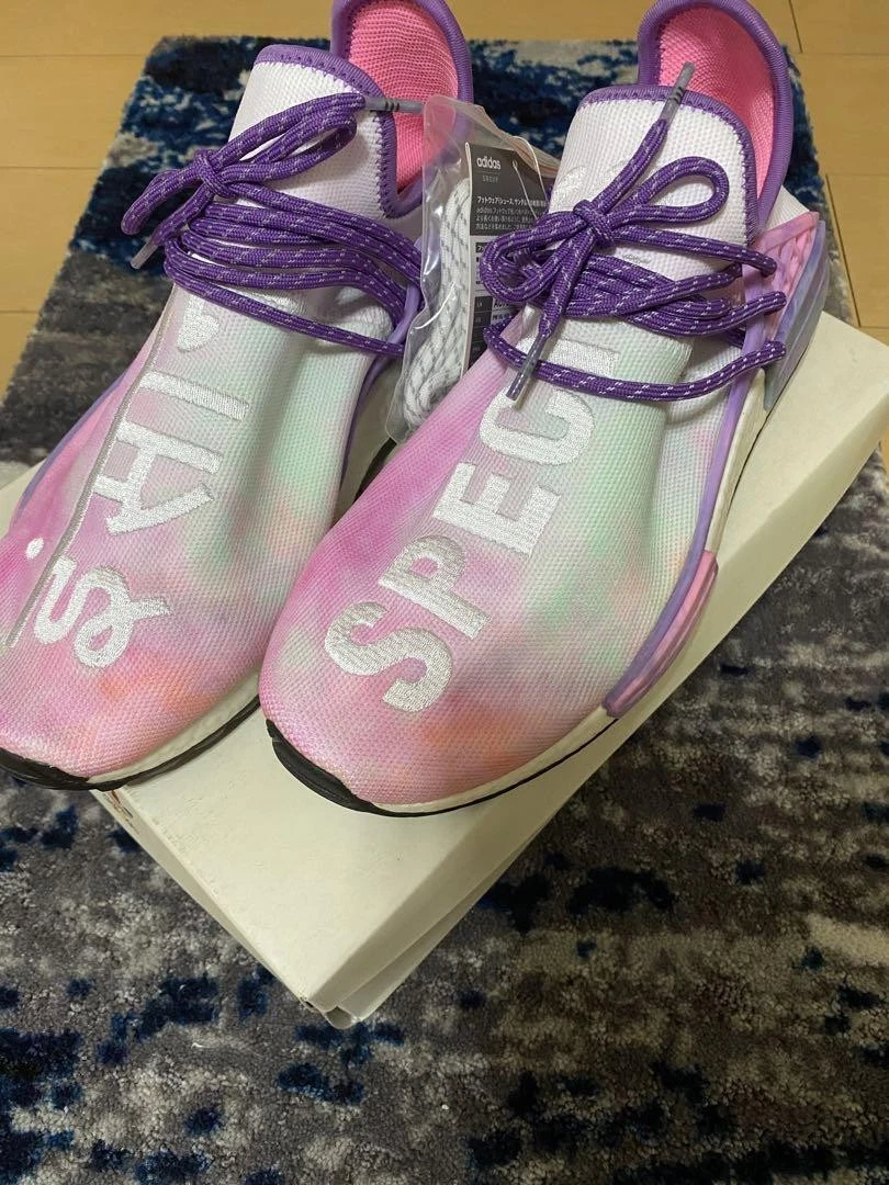 Adidas Originals Pw Hu Holi Nmd Mc Supcol Supcol AC7362 con scatola uomo Us10 5