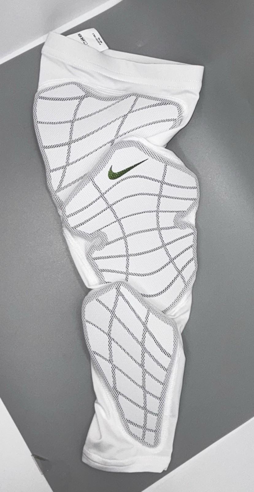OREGON DUCKS PE Team Issued WHITE Nike Pro Hyperstrong Padded LEFT Sleeve L/XL thumbnail 11