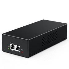 Gigabit PoE Injector 90W 10/100/1000Mbps PoE  Injector Adapter IEEE 802.3bt/...