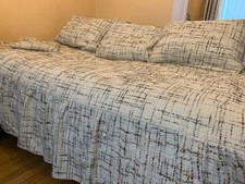 Couvre lit Cosy ou faux canapé + housse d'oreillers Vintage