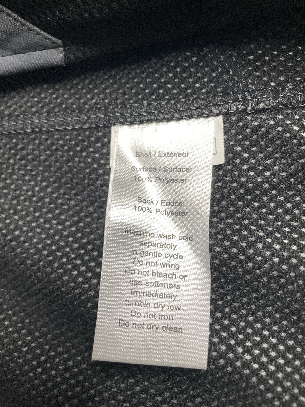 MICROSOFT CLOUD NORTH END SPORT Large Unisex Full Zip Windbreaker Gray NWT