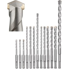 SDS Plus Masonry Drill Bit Tungsten Carbide Tip for Concrete Brick Stone