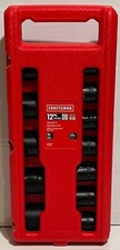 Craftsman Cmmt15885 12 Drive Impact Socket Set 12 Piece W Case Metric - New