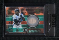 BAS 2001 Private Stock Game-Used Gear Cliff Floyd #74 Seal of Authenticity 3c7