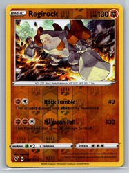 Regirock 089/185 Vivid Voltage Reverse Holo