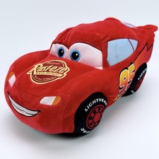 Disney Pixar Cars Lightning McQueen Plush Red 95 Rust-eze Medium 14 Toy