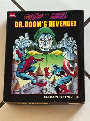 Dr. Doom's Revenge! Paragon SW Disk A + B IBM PC/XT/AT/PS2 Tandy 1000/3000 
