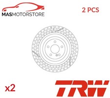 BREMSSCHEIBEN SATZ PAAR HINTEN TRW DF6822S 2PCS A NEU OE QUALIT&Auml;T