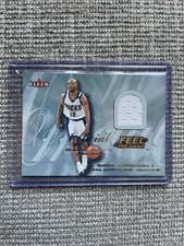 2000-01 Fleer Skybox Sam Cassell Feel The Game Game Worn Jersey Relic