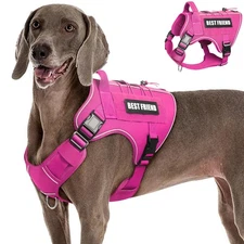 Tactical Dog Harness for Large Dogs,No Pull Military Dog Vest with Handle,Ref...
