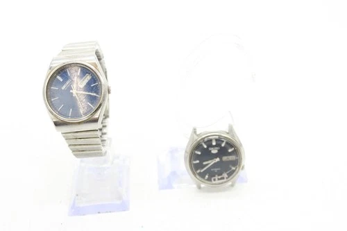 Fx2 Vintage Gents Seiko Automatic Wristwatches Inc 6309-8120 Etc, Not Working