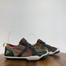 Big Kids Plae Miles Breathable Green / Red Athletic Running Shoes Size 1 Y