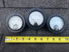 Vintage Weston Electric Instruments Volts Milliamperes AC Gauge Meter Army Spec