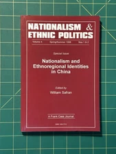 Nationalism & Ethnic Politics Vol 4 Spring/Summer 1998 Nos 1 & 2