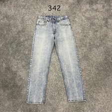 Rare Vintage 80 s Levi s 505xx Blue Stone Wash Denim Jeans 29x28 MADE IN USA