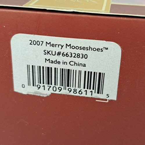 Lenox 2007 Annual Marcel Moose Ornament "Merry Mooseshoes" Schneeschuhe mit Box - Bild 19 von 19