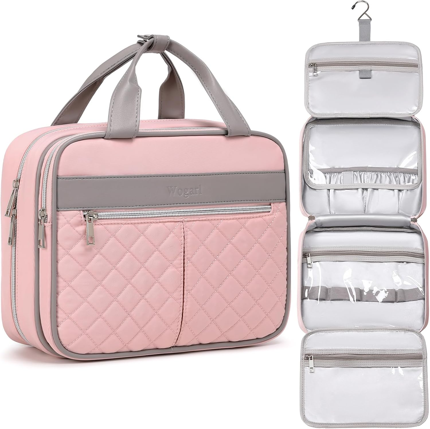 Large Waterproof Hanging Travel Toiletry Makeup Organizer Cosmetic Bag Portable