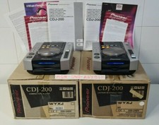 Pioneer CDJ-200 Coppia in perfette condizioni scatola manuali 