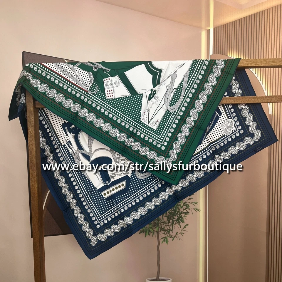 Cachecol Sallys Boutique 18 Momme sarja envoltório de seda estampa asteca xale dupla face 35" - Imagem 2 de 4