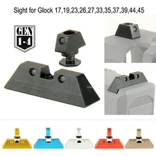 Aluminum Sight For Glock 17,19,23,26,27,33,35,37,39,44,45 Gen1-4