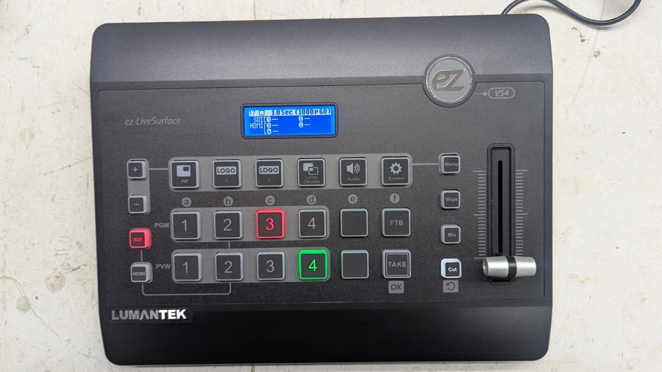 Lumantek EZ-PRO VS4 4 Channel Full HD Video Switcher -in road case- Lightly used - Image 2 of 4