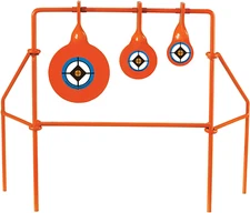 Shooting Resetting Target Metal Stand Rifle Pistol Gong Handgun Heavy Duty Steel