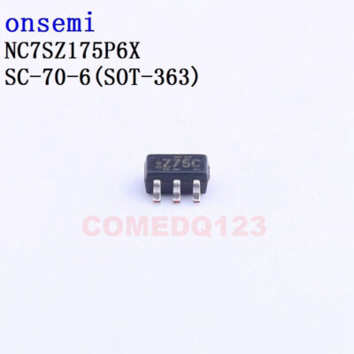 5PCSx NC7SZ175P6X SC-70-6(SOT-363) onsemi flip flops #E5