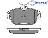 Meyle Bremsbelagsatz, Vorderachse Mit Anti Quietsch Platte 025 201 6418