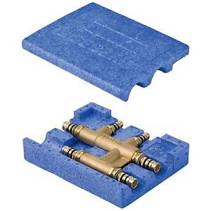 Geberit Mepla Therm Kreuzungs T-Stück 16 x 16 x 16mm mit Schutzbox